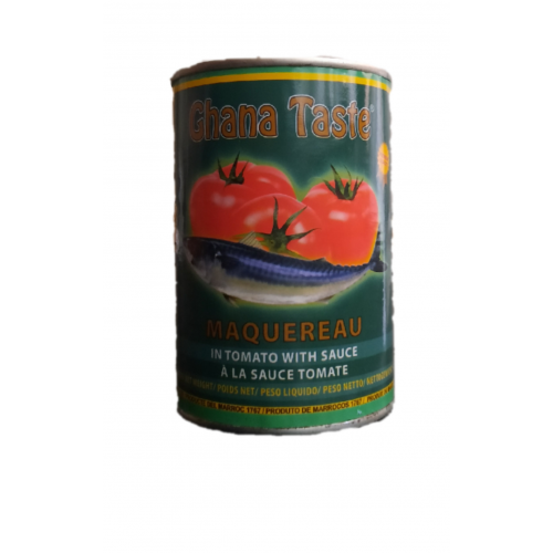 maquereaux à la sauce tomate - ghana taste - 425g alimentation