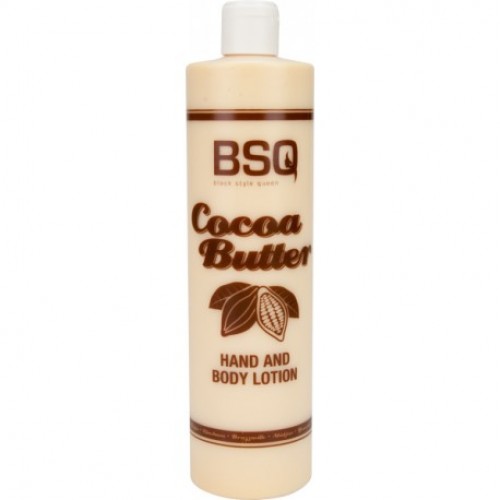 lotion hydratante au beurre de cacao - bsq cosmetics - 500 ml cosmétiques