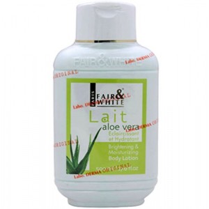 Lait éclaircissant et hydratant Aloe Vera - Fair & White - 500ml