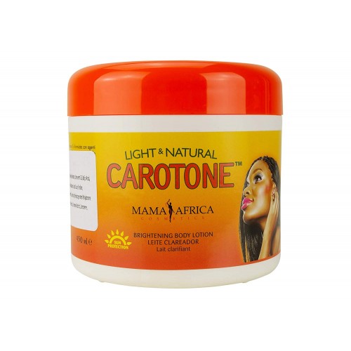 crème éclaircissante carotone - mama africa cosmetics - 450ml cosmetic