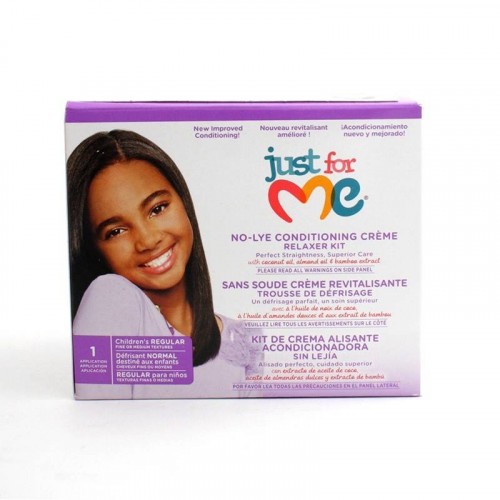 kit défrisage regular pour enfant - just for me cosmetic