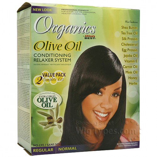 kit défrisage regular - africa's best olive oil cosmétiques