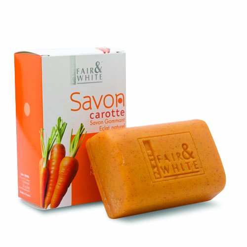 savon gommant original carotte - fair & white - 200g cosmetic
